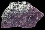 Purple Fluorite on Quartz Epimorphs - Arizona #103548-1